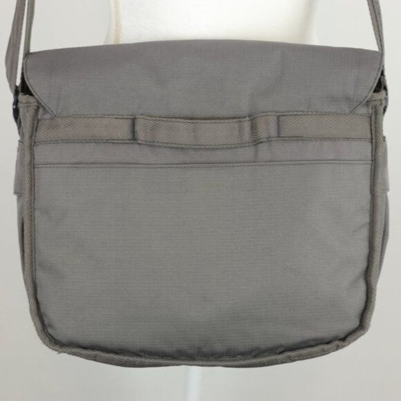LeSportsac Women's Gray Canvas Rip Stop Flap Crossbody Bag - Picture 3 of 7